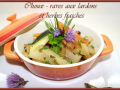 : choux-raves aux lardons et herbes fraiches