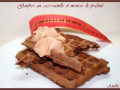  : gaufres au cacao et mousse pralinée
