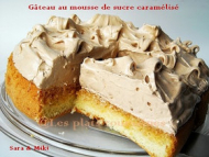 Recette gâteau au mousse de sucre caramélisé
