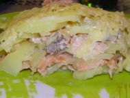 Recette lasagne parmentière aux deux saumons