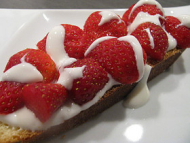 Recette tartines de fouace aux fraises