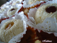 Recette bouchées à la noix de coco et à la confiture