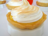 Recette tartelettes au pamplemousse rose meringuées