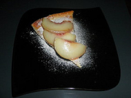 Recette feuilleté à la pêche blanche