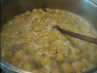 Recette marmelade de raisin vert et amande