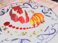 Recette quenelle de mousse de mascarpone