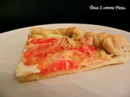 Recette pizza poulet, curry et tomates fraîches