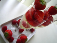 Recette fraises en salade, citron vert, framboise dans une gelée de schweppes