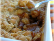 Recette crumble aux deux prunes