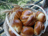 Recette petites hallots ou brioches en forme de grenade (inspiration piroulie)
