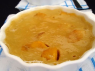 Recette clafoutis à la mangue et aux raisins secs