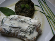 Recette filet de julienne à la crème d’herbes