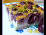 Recette clafoutis de cerises à la pistache