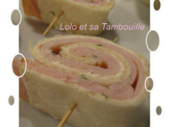 Recette petits roulés à la vache qui rit et jambon