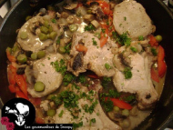 Recette mignonettes de porc sauce aux champignons