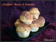 Recette muffins chèvre et tomates