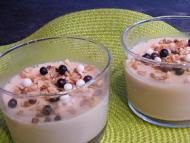 Recette panna cotta au lait de coco et au caramel