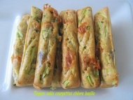 Recette fingers courgettes chevre basilic