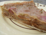 Recette tarte rhubarbe et spéculoos