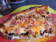 Recette tarte champignons courgettes