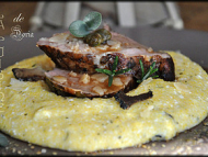 Recette filet mignon de porc mariné aux câpres, polenta à la truffe noire