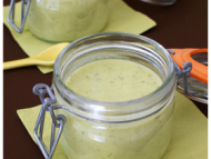 Recette velouté de courgettes au kiri, thym et parmesan