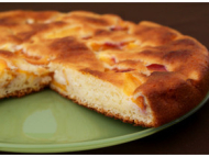 Recette gâteau moelleux aux pêches de vigne