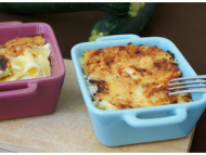 Recette lasagnes de courgettes au chèvre