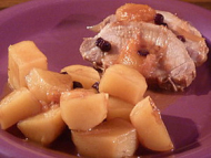 Recette rôti de porc cocotte à l’abricot