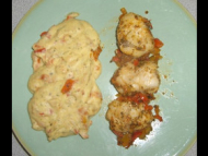 Recette joue de lotte aux poivrons