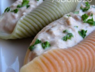Recette conchiglionis farcis thon et fromage frais