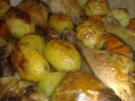 Recette cuisses de poulet roti