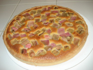 Recette tarte rhubarbe frangipane