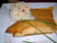 Recette croustillants de saumon au chèvre et épinards