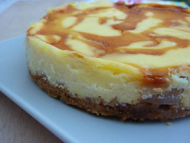 Recette cheesecake poire-caramel