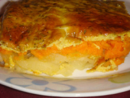 Recette gratin aux pommes de terre, patates douces et pommes