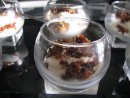 Recette verrines de tomates séchées, fromage frais et figues