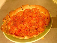 Recette tarte à la tomate