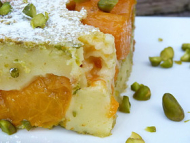 Recette clafoutis aux abricots rotis et pistache