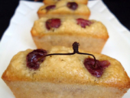 Recette financiers amandes, miel et cerises