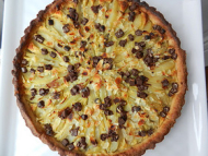 Recette tarte amandine poire et chocolat