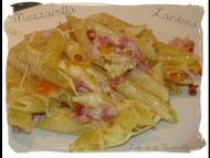 Recette gratin fondant de pennes à la mozzarella et aux lardons