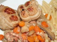 Recette paupiettes de porc au cidre