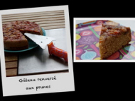 Recette gâteau renversé aux prunes