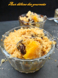 Recette crumble d’oranges au chocolat