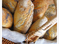 Recette petits pains complets au levain et aux graines 