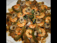 Recette pizza guyanaise aux gambas