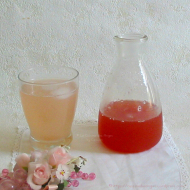 Recette sirop de rhubarbe au citron vert et à la rose