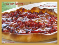 Recette tarte aux légumes et mozzarella