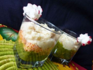 Recette verrine tricolore, panais, carotte, poivron